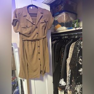 Tan M dress shirt from Ardene